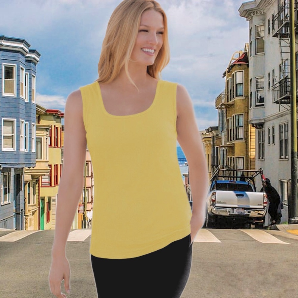 Vintage Essential Cotton Tank Top